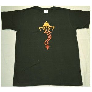 Cotton Unisex Tshirt With Lord Ganesh Imprint